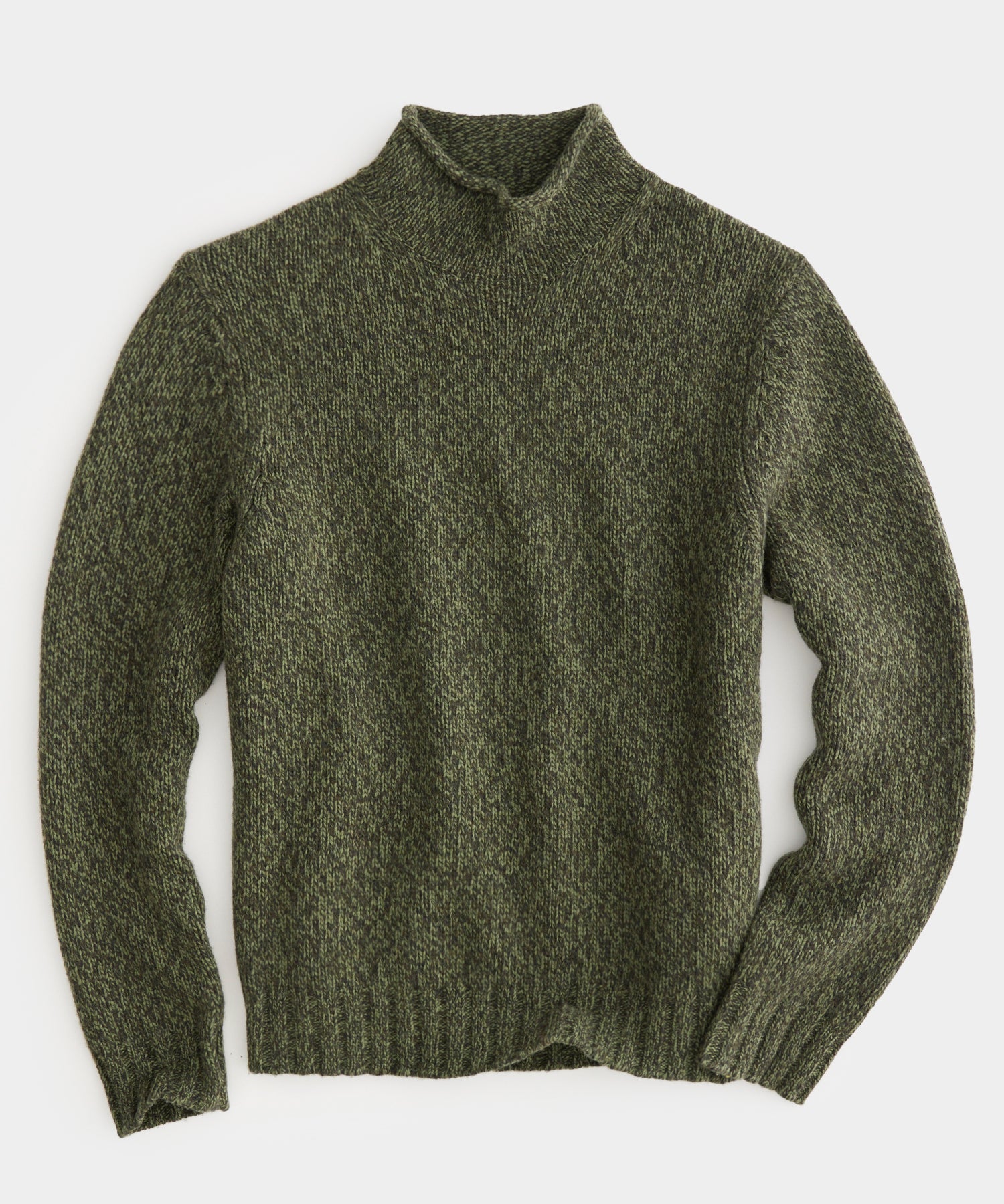 Roll Neck Sweater in Cilantro