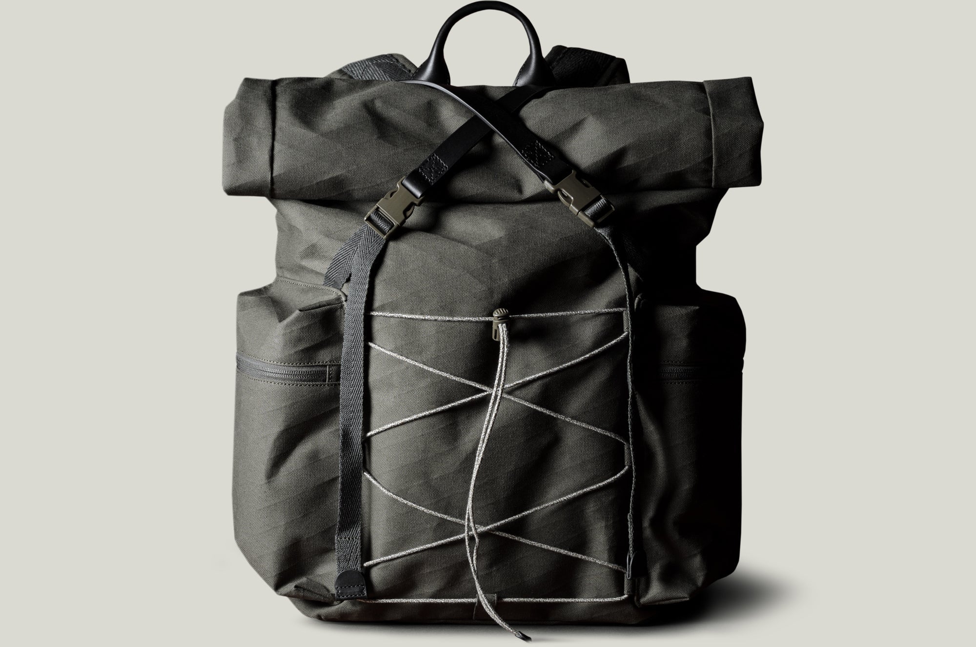 Roll-Top Backpack  . Forest