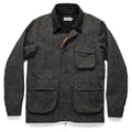 The Rover Jacket in Charcoal Birdseye Waxed Wool