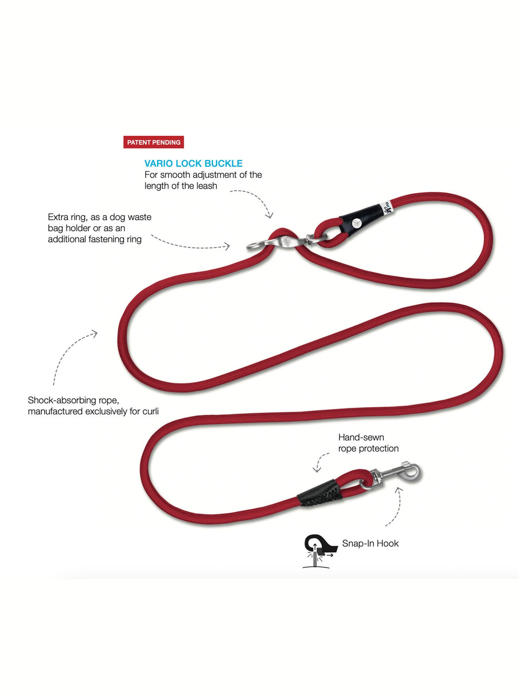 VARIO COMFORT LEASH by Curli