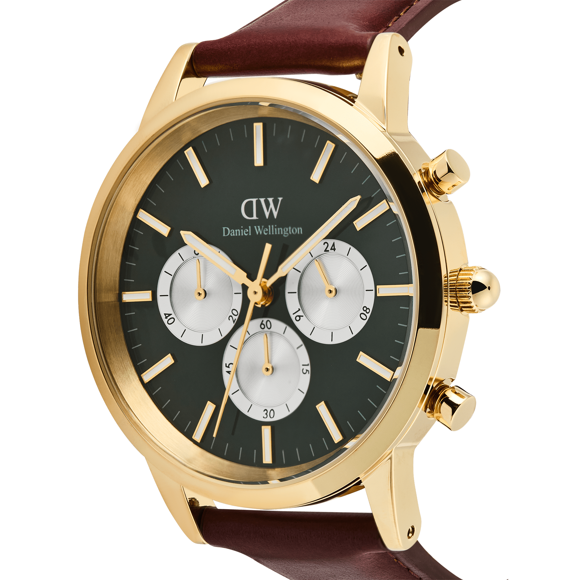 Iconic Chronograph  St Mawes Emerald Panda Gold