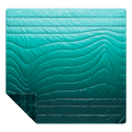 Fleece Puffy 2 Person Blanket - Jade Fade
