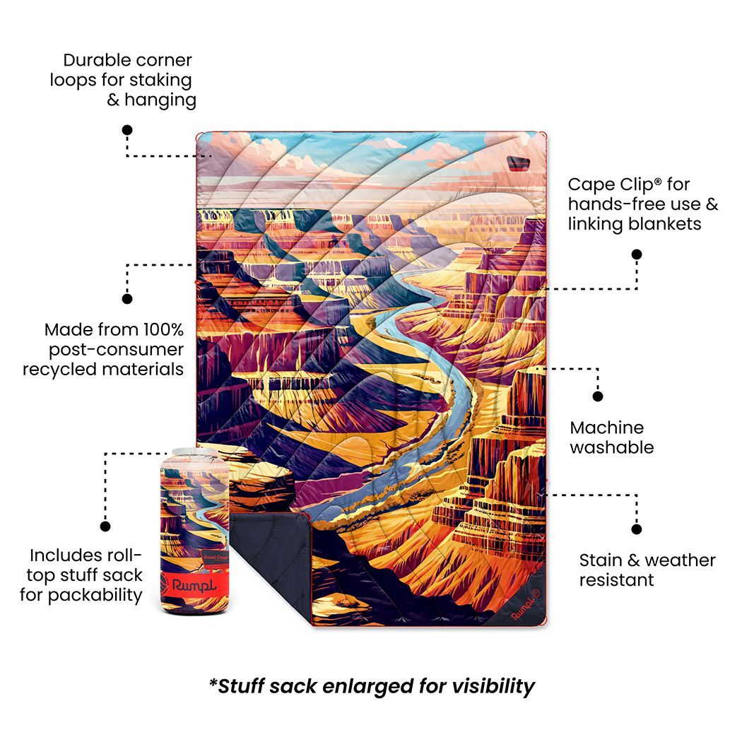 Original Puffy Blanket - Grand Canyon