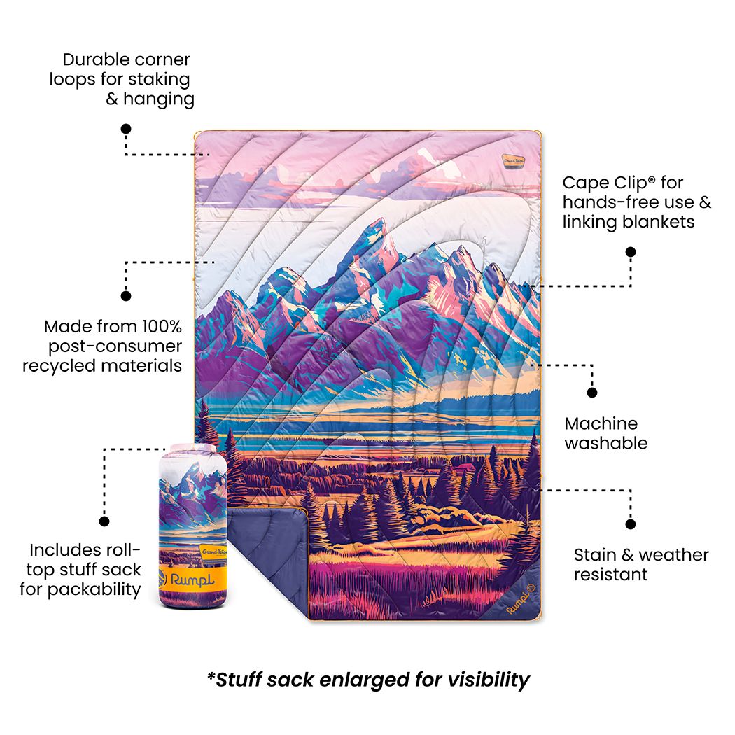 Original Puffy Blanket - Grand Teton