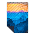 Original Puffy Blanket - Misty Peaks Mountainscape