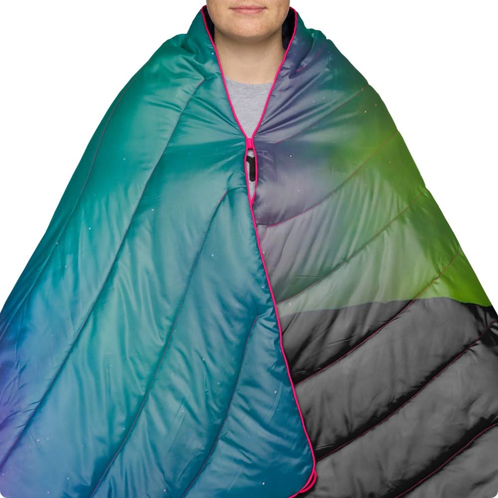 Original Puffy Blanket  - Northern Lights -  Custom