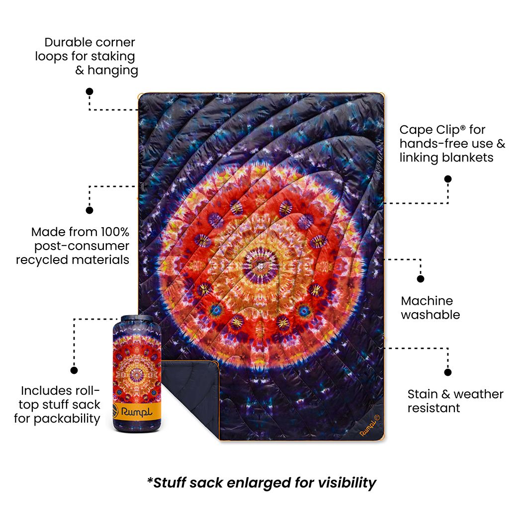 Original Puffy Blanket - Tapestry Tie Dye