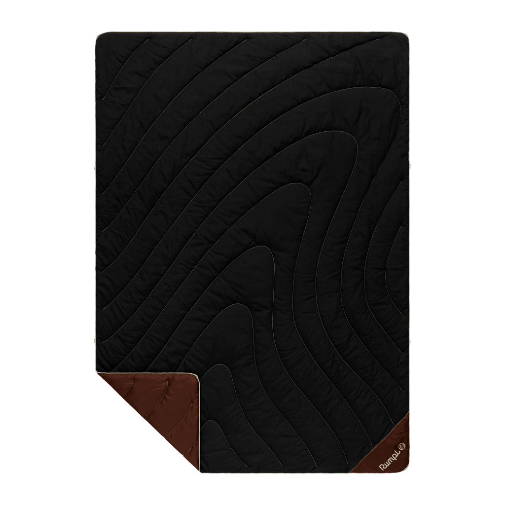 Campfire Puffy Blanket - Black Mocha