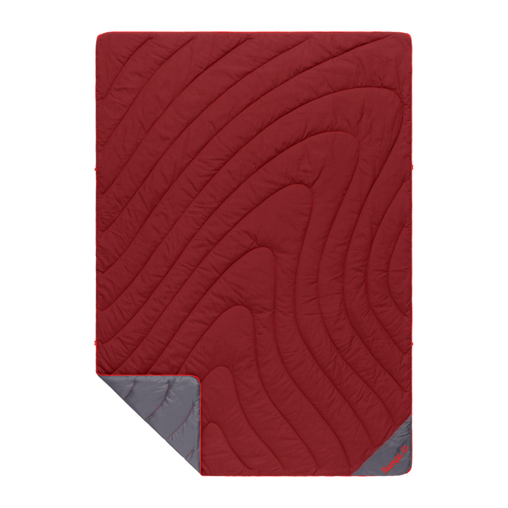 Campfire Puffy Blanket - Cherry Charcoal