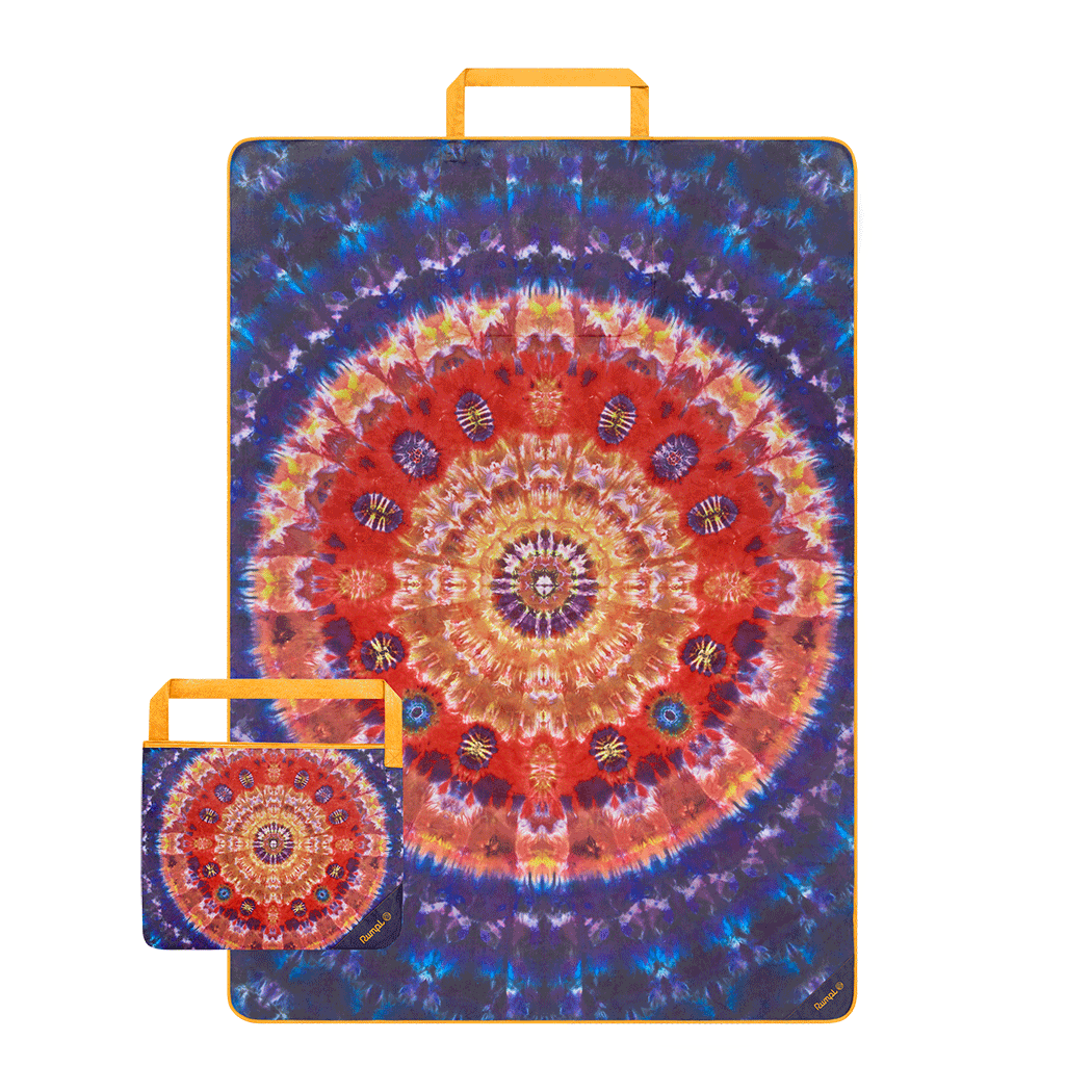 Tech Towel Tote Double - Tapestry Tie Dye