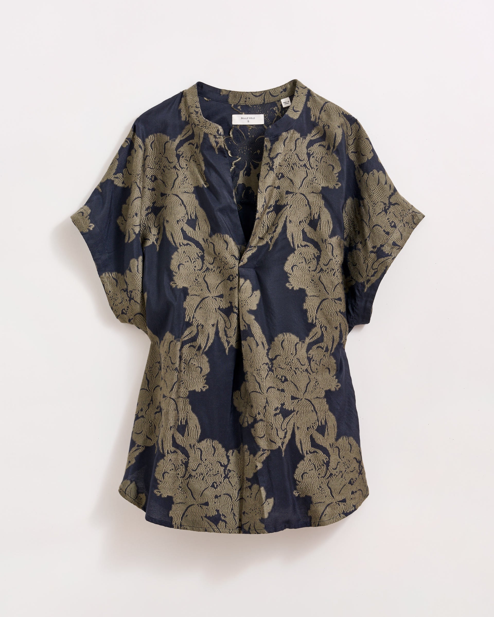 Juniper Jacquard Short Sleeve Blouse