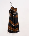 Desert Wave Silk Cocktail Dress