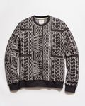Numajiri Geo Stitch Jacquard Sweatshirt