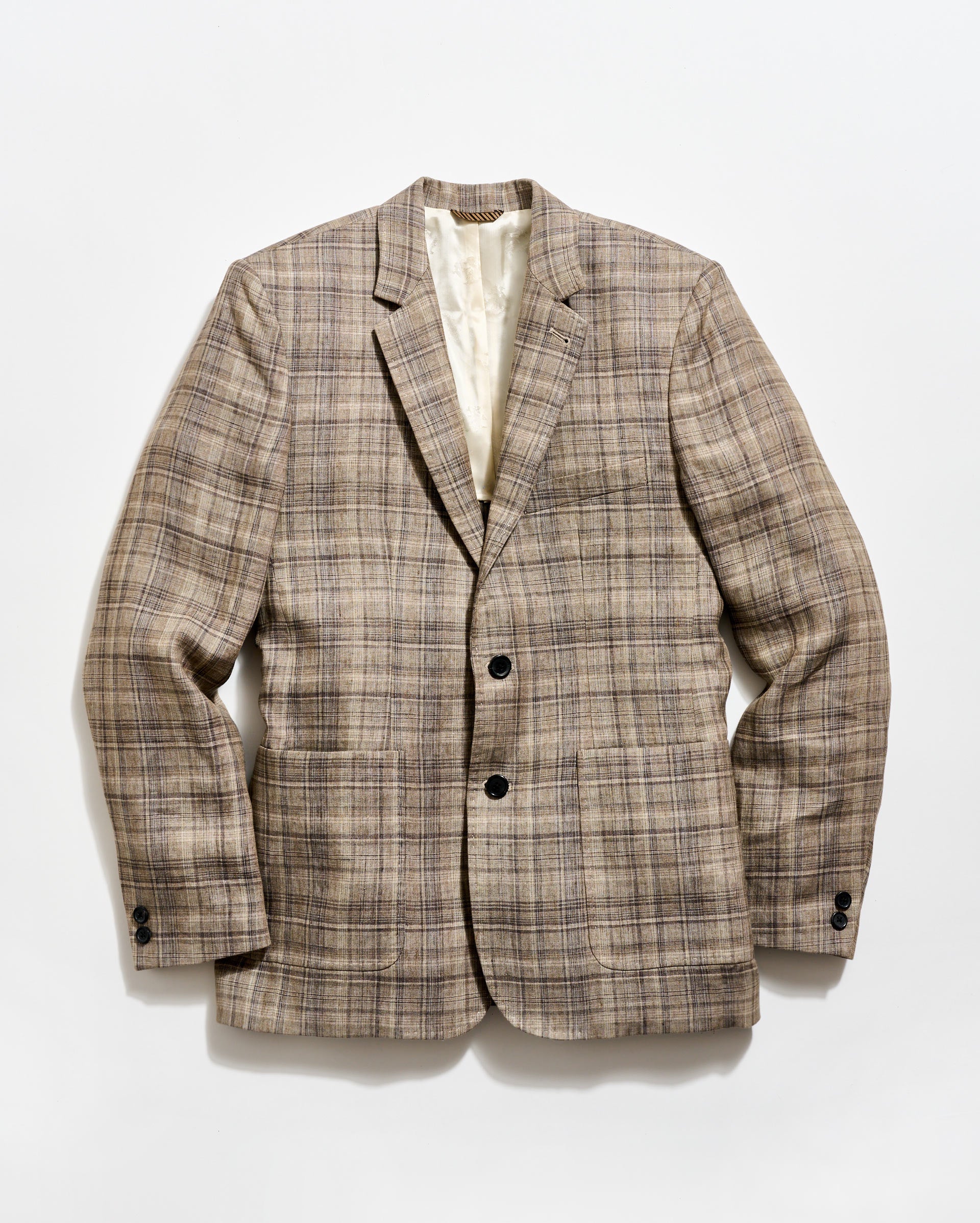 Plaid Linen Walton Jacket