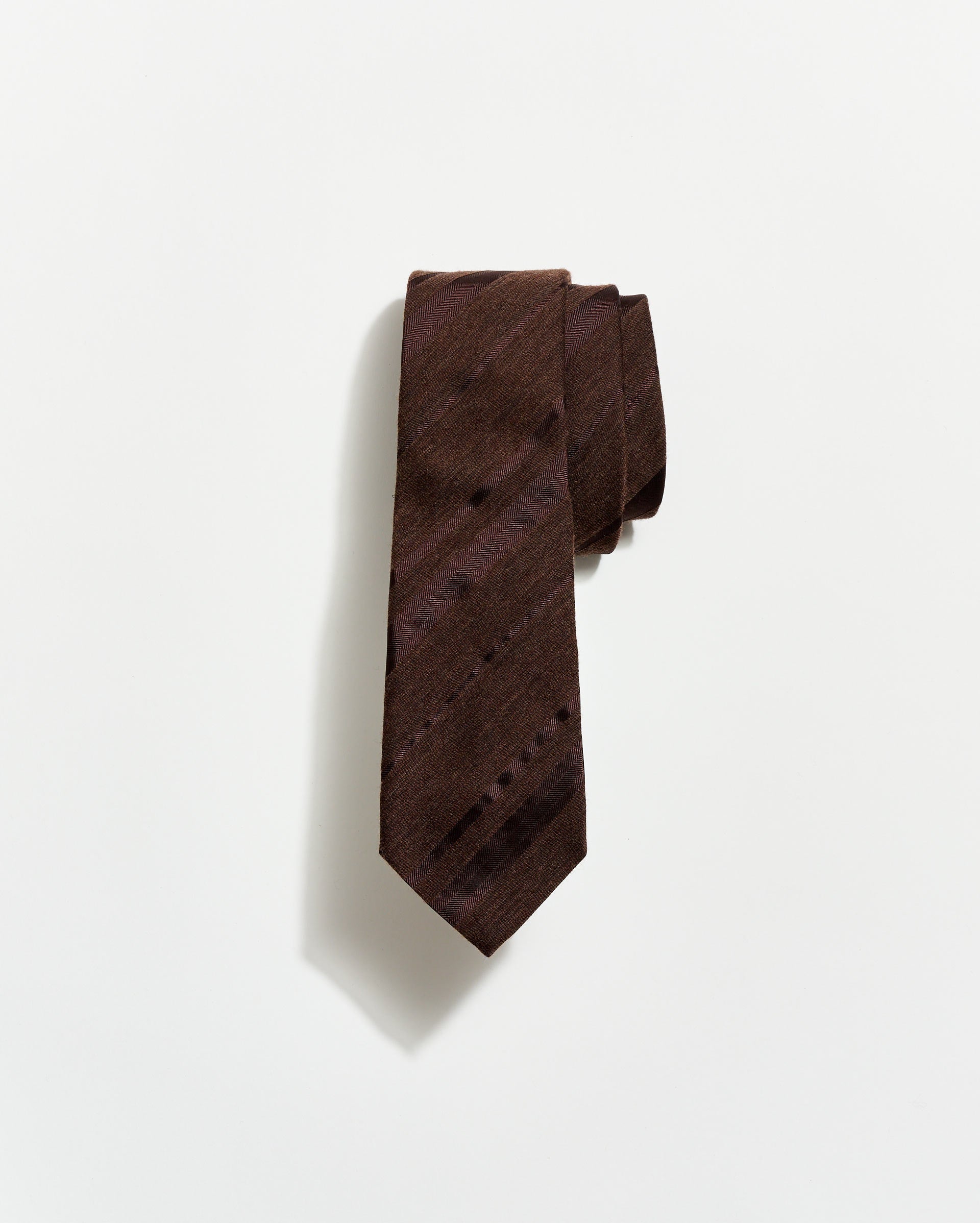 Tonal Verigated Striped Tie