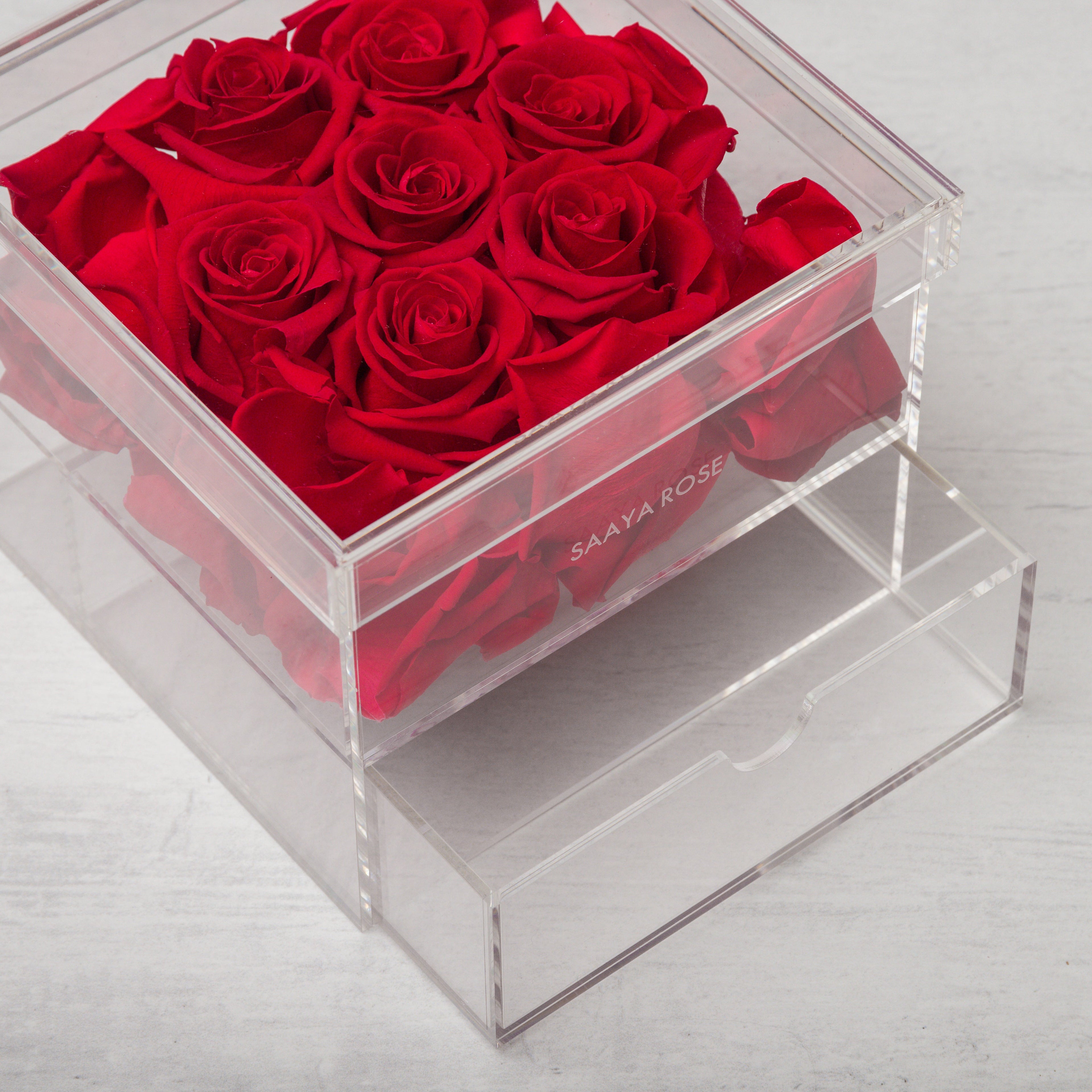Clear Rose Box