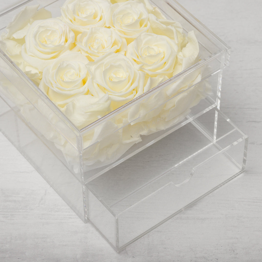 Clear Rose Box