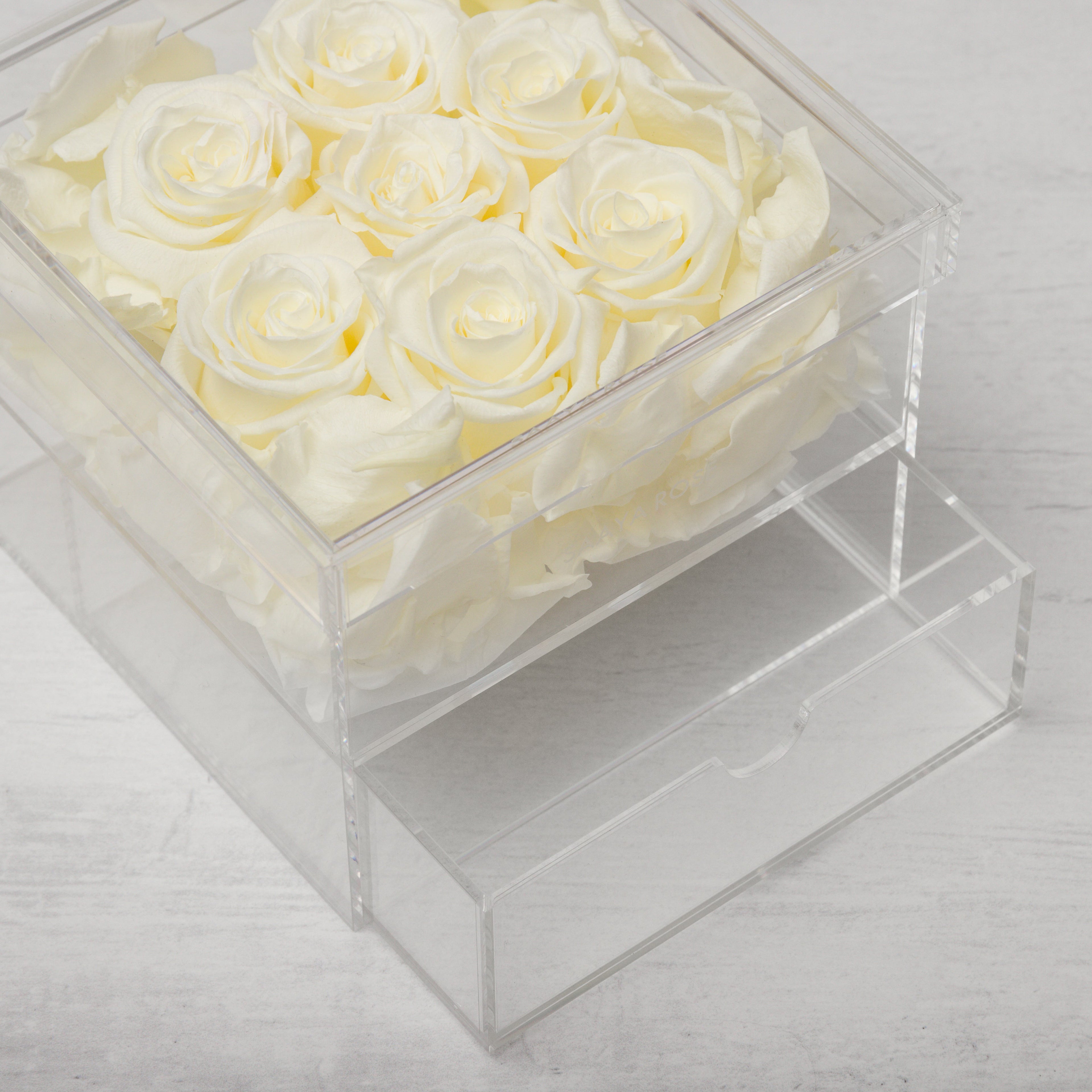 Clear Rose Box
