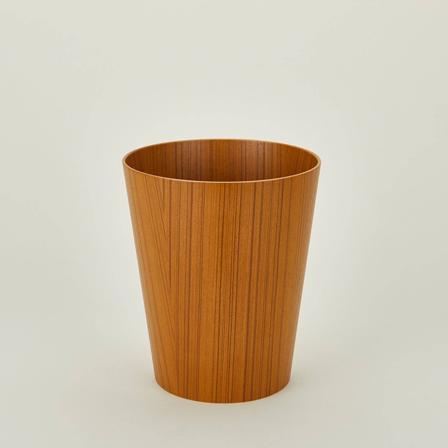Tapered Wooden Wastebasket - Natural