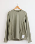 FuzzFleece Octa L/S T-Shirt in Vetiver