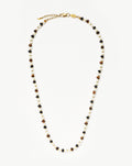 Savi Pearl & Gemstone Beaded Necklace | 18ct Gold Plated/Multi