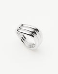 Savi Signature Triple Ring | Silver Plated