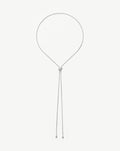 Savi Slider Lariat Chain Necklace | Sterling Silver