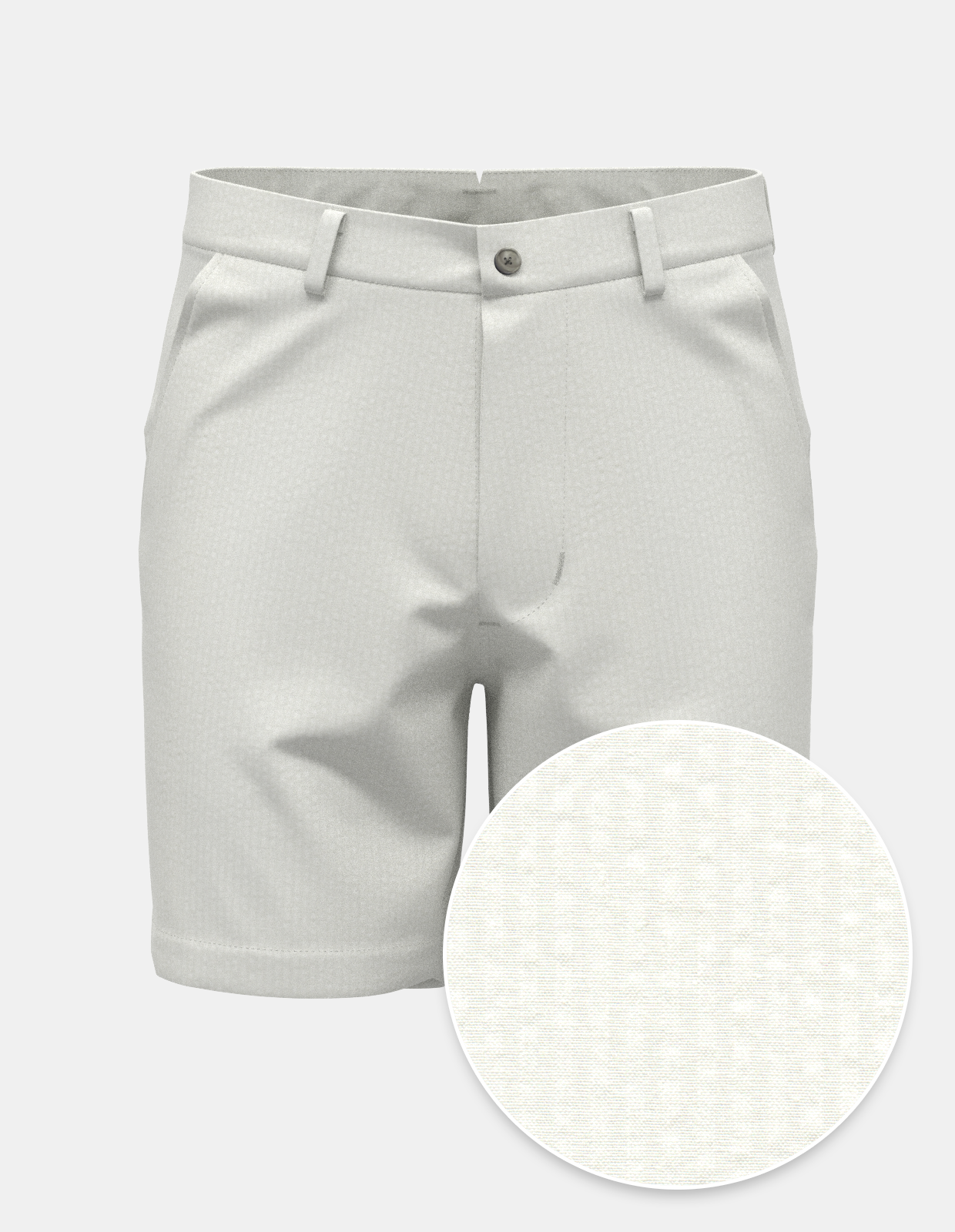 Seersucker Stretch Short - Bone