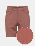 Seersucker Stretch Short - Coral