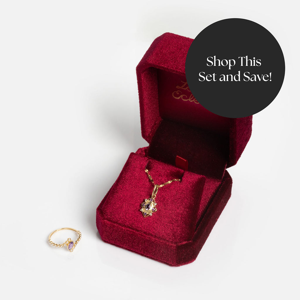 Solid Gold 2026 February Amethyst Capsule Set with Free Gift