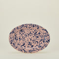 Splatter Oval Platter - Pink/Blue