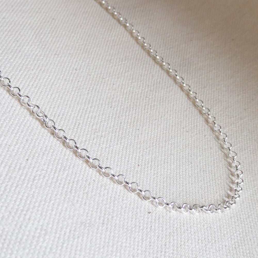 Rolo Chain Necklace Sterling Silver