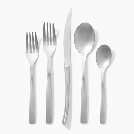 18/10 Black Stainless Steel Forged Flatware Set