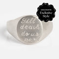 Till Death Do Us Part Signet Ring