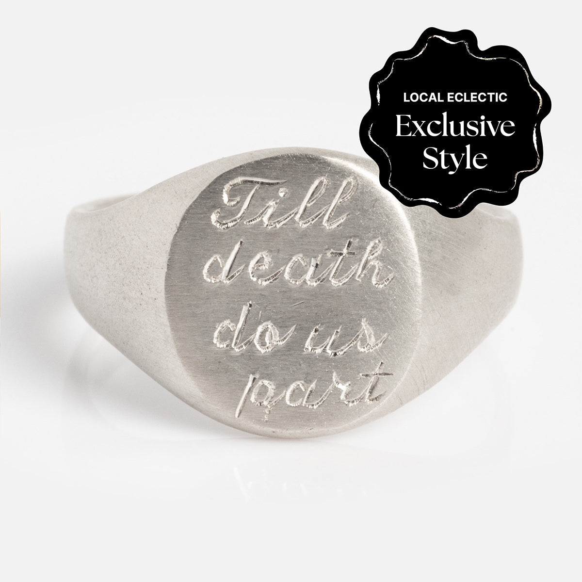 Till Death Do Us Part Signet Ring