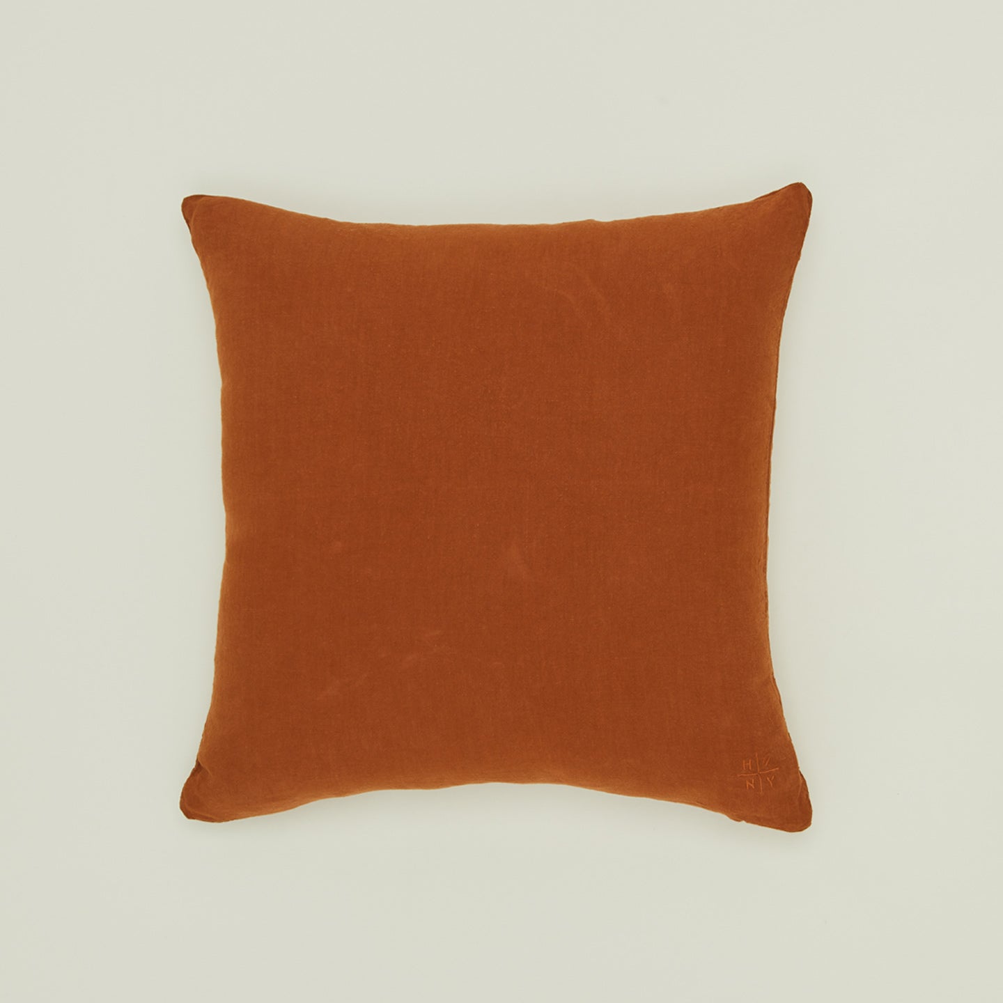 Simple Linen 22x22 Pillow - Terracotta