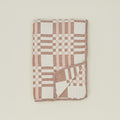 Simple Plaid Blanket - Blush/Terracotta