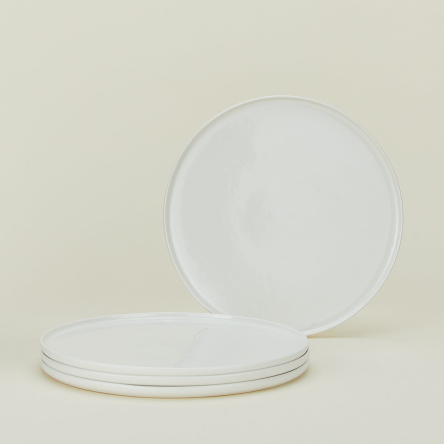 Simple Porcelain Dinner Plate, Set of 4