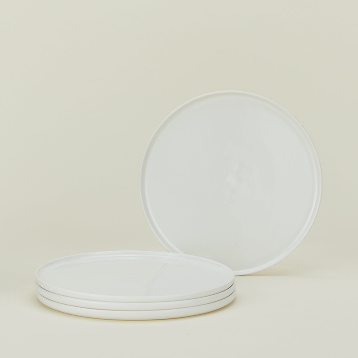 Simple Porcelain Salad Plate, Set of 4