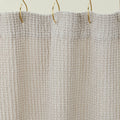 Simple Waffle Shower Curtain - Light Grey