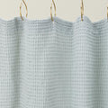 Simple Waffle Shower Curtain - Sky