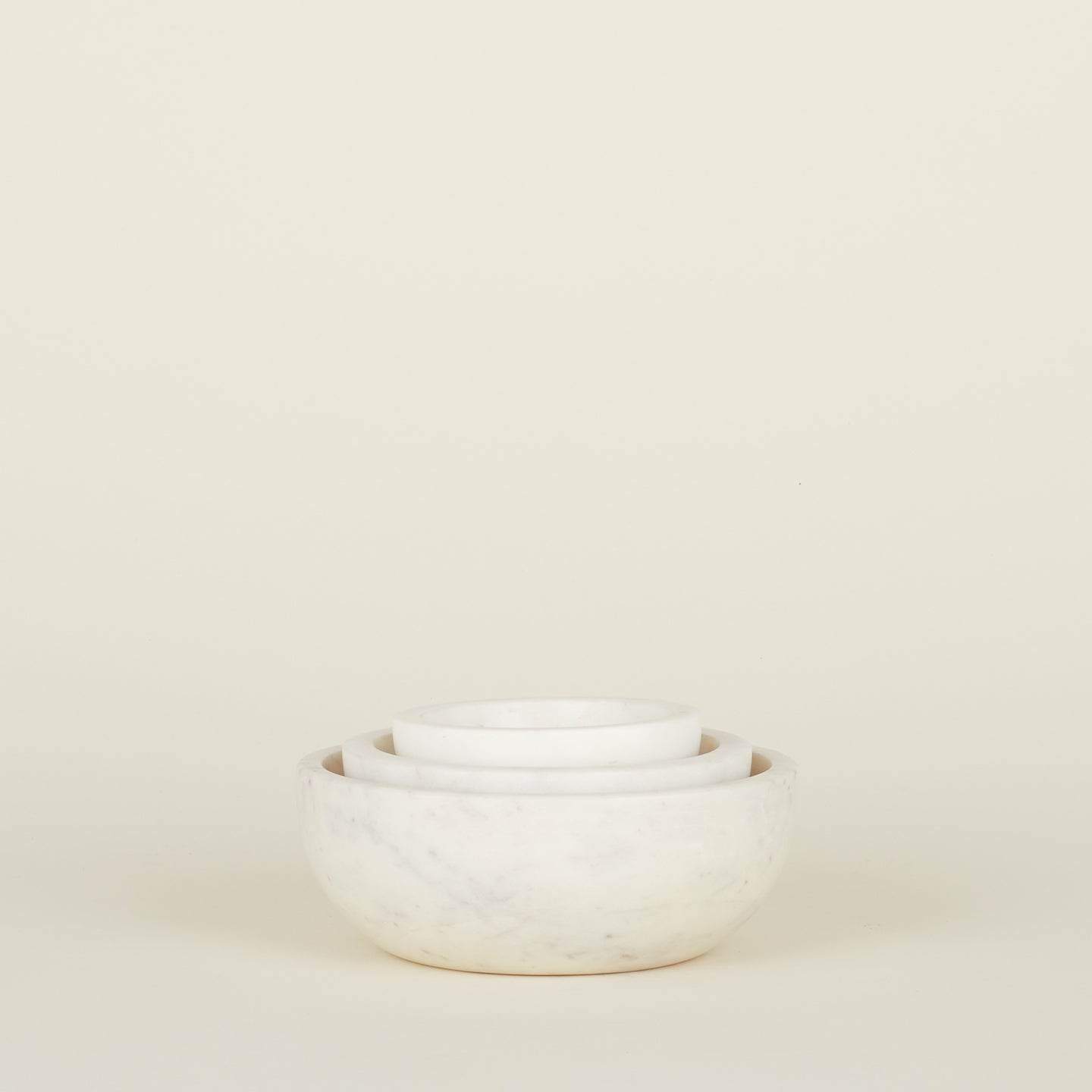 Simple Marble Bowl - White
