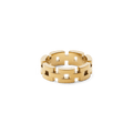 3-Link Ring Gold