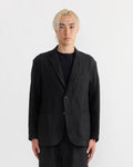 Blazer in Sun Dried Linen Black