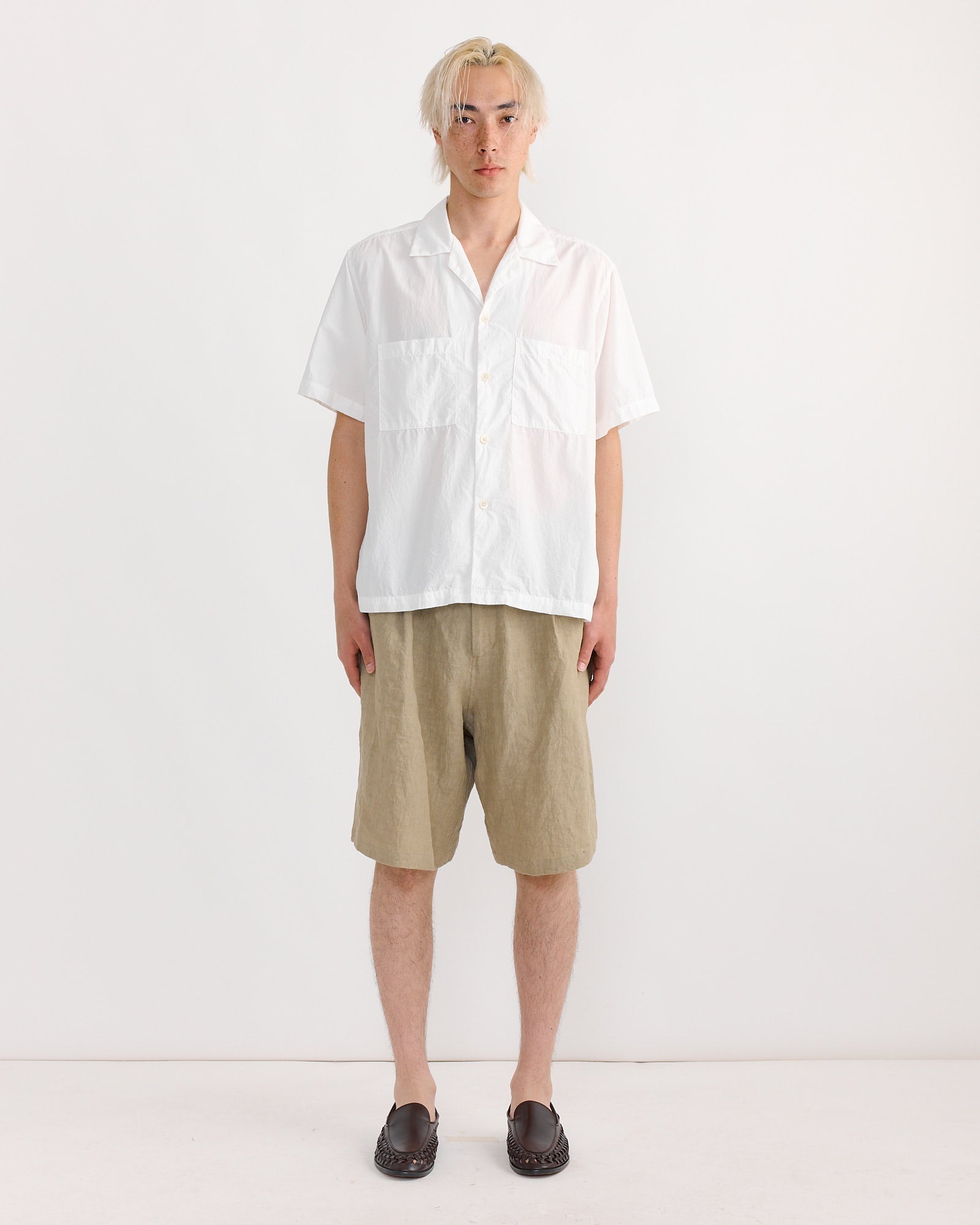 Acoustic Shirt in Crushed Cotton White