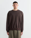 Dolphy Crew in 22oz French Terry Brown