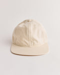 Velcro Back Cap in French Cotton Twill Cream