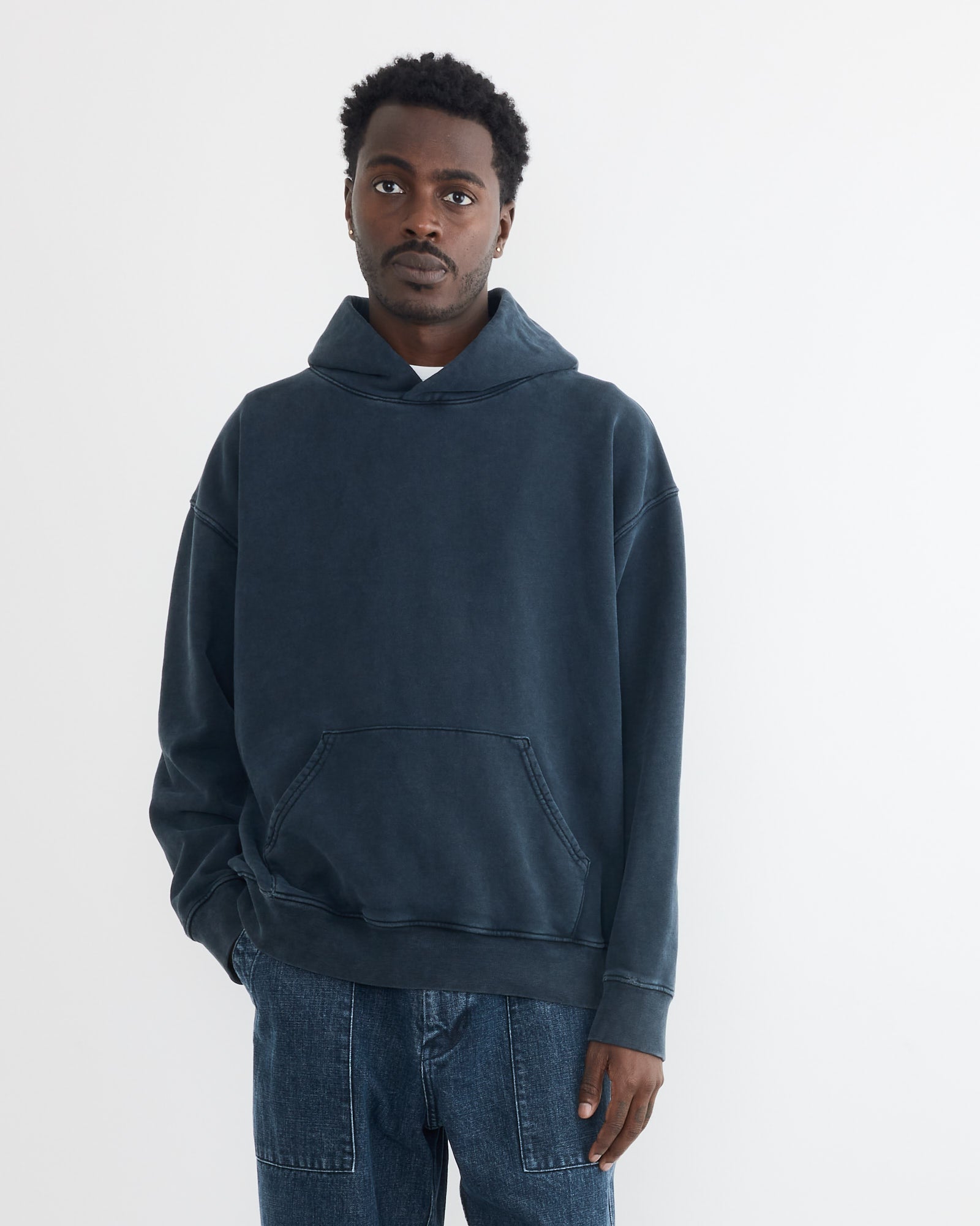 Ornette Hoodie in 22oz French Terry Navy
