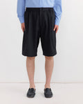 Kogai Short in Tropical Wool Black
