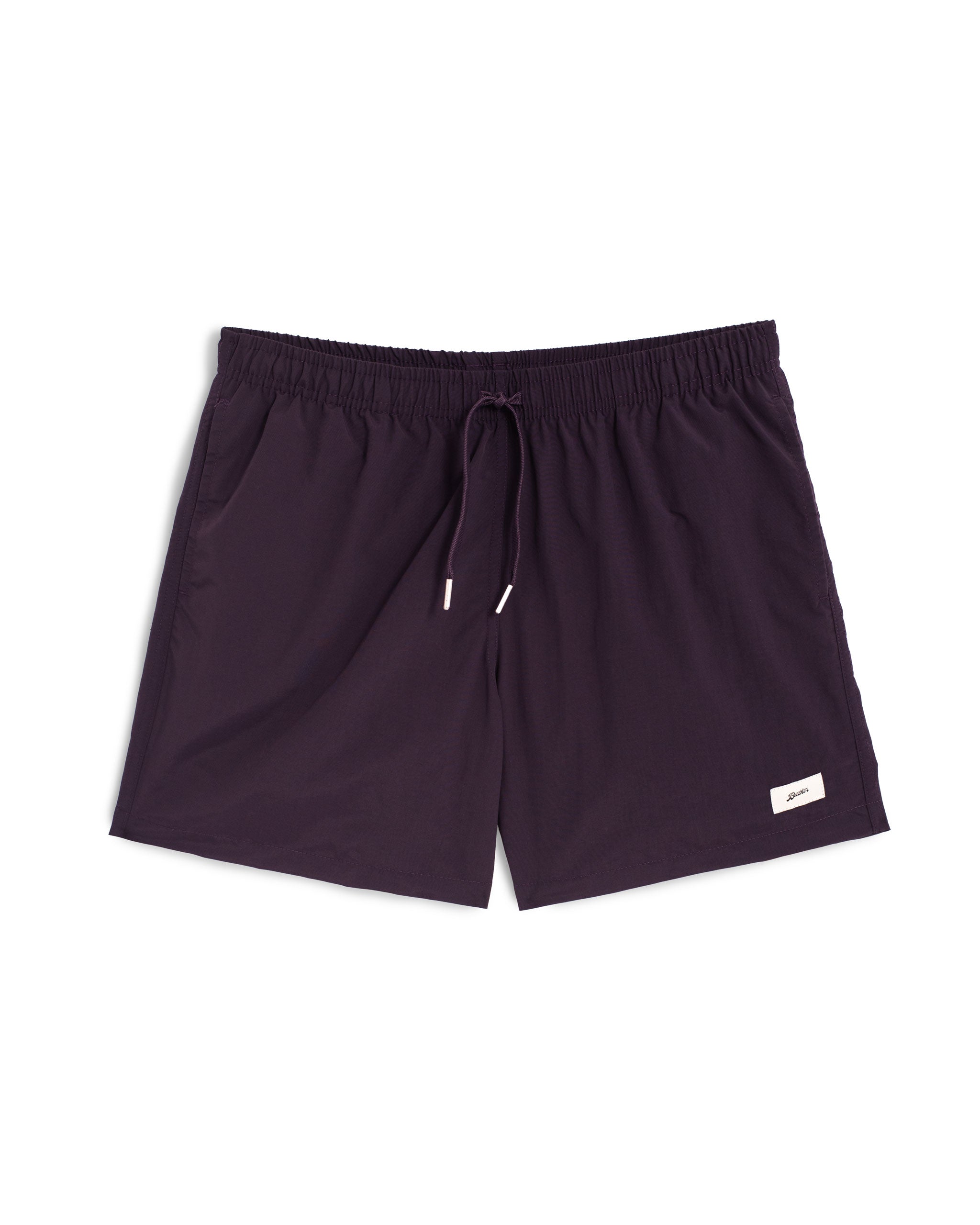 Solid Plum Swim Trunk